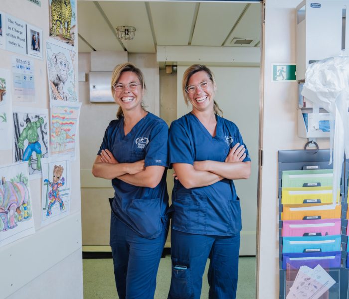 Twin sisters Ruth and Tabea Nusser, Ward Nurses.